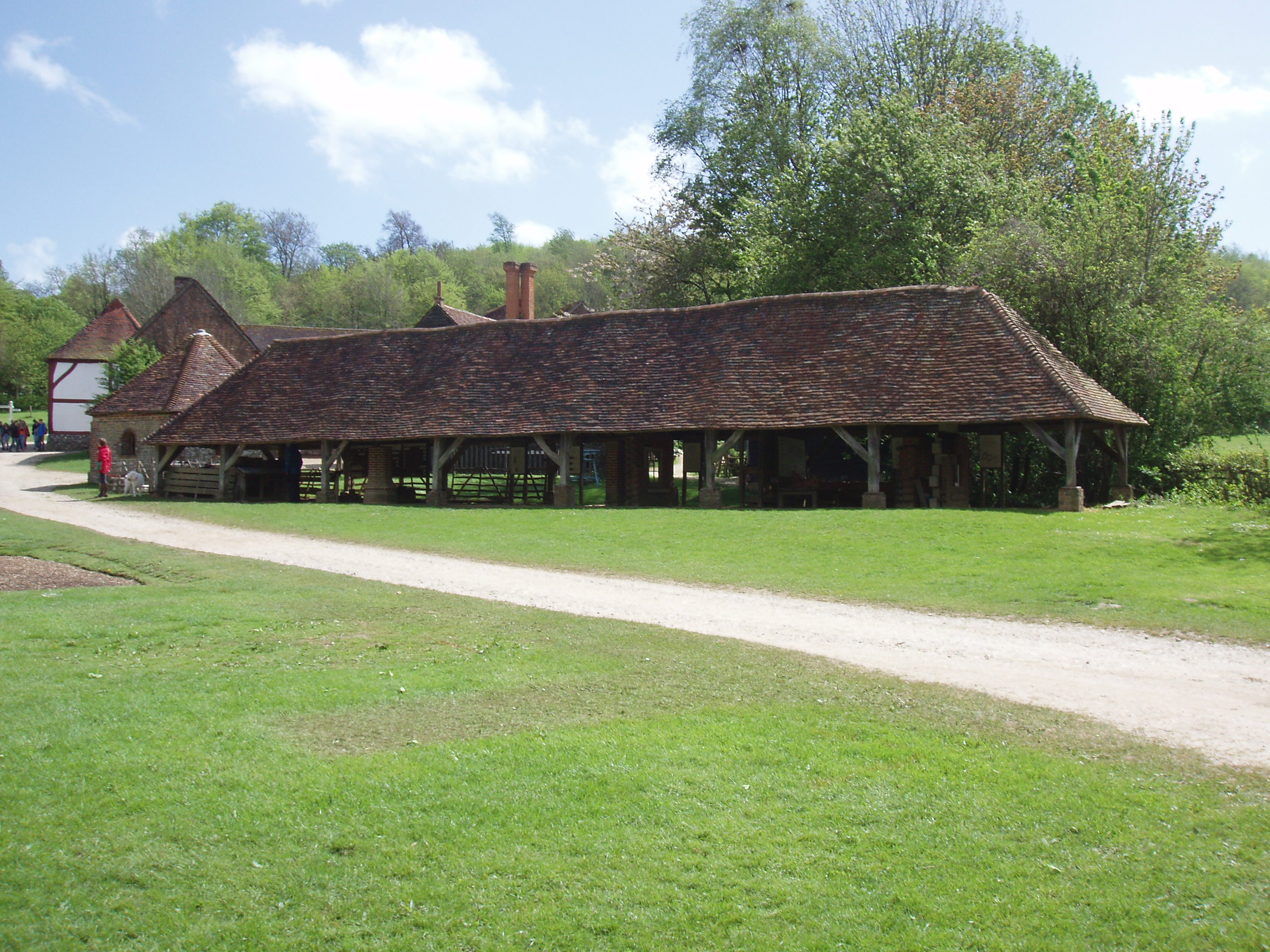 Petersfield Drying Shed reconstructed at the Weald and Downland Living Museum at Singleton Sussex Image
